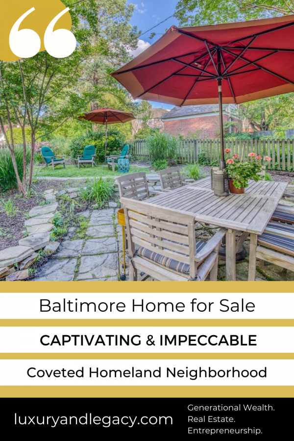 Charming Baltimore Home for Sale - Luxury + Legacy